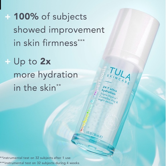 8/$50 Tula 24-7 Ultra Hydration Triple-Hydra Complex Day And Night Serum… - Picture 2 of 8